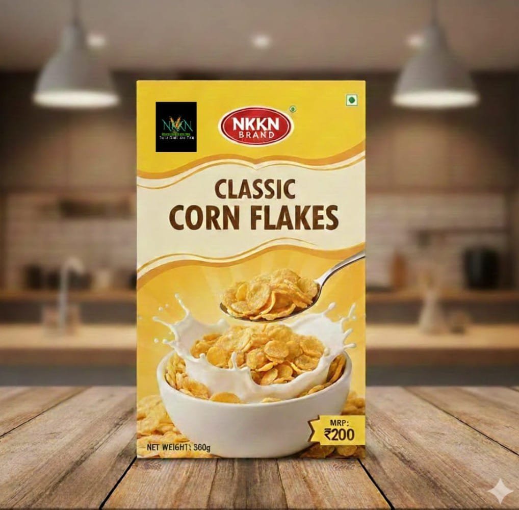 NKKN Brand Saffron Corn Flakes